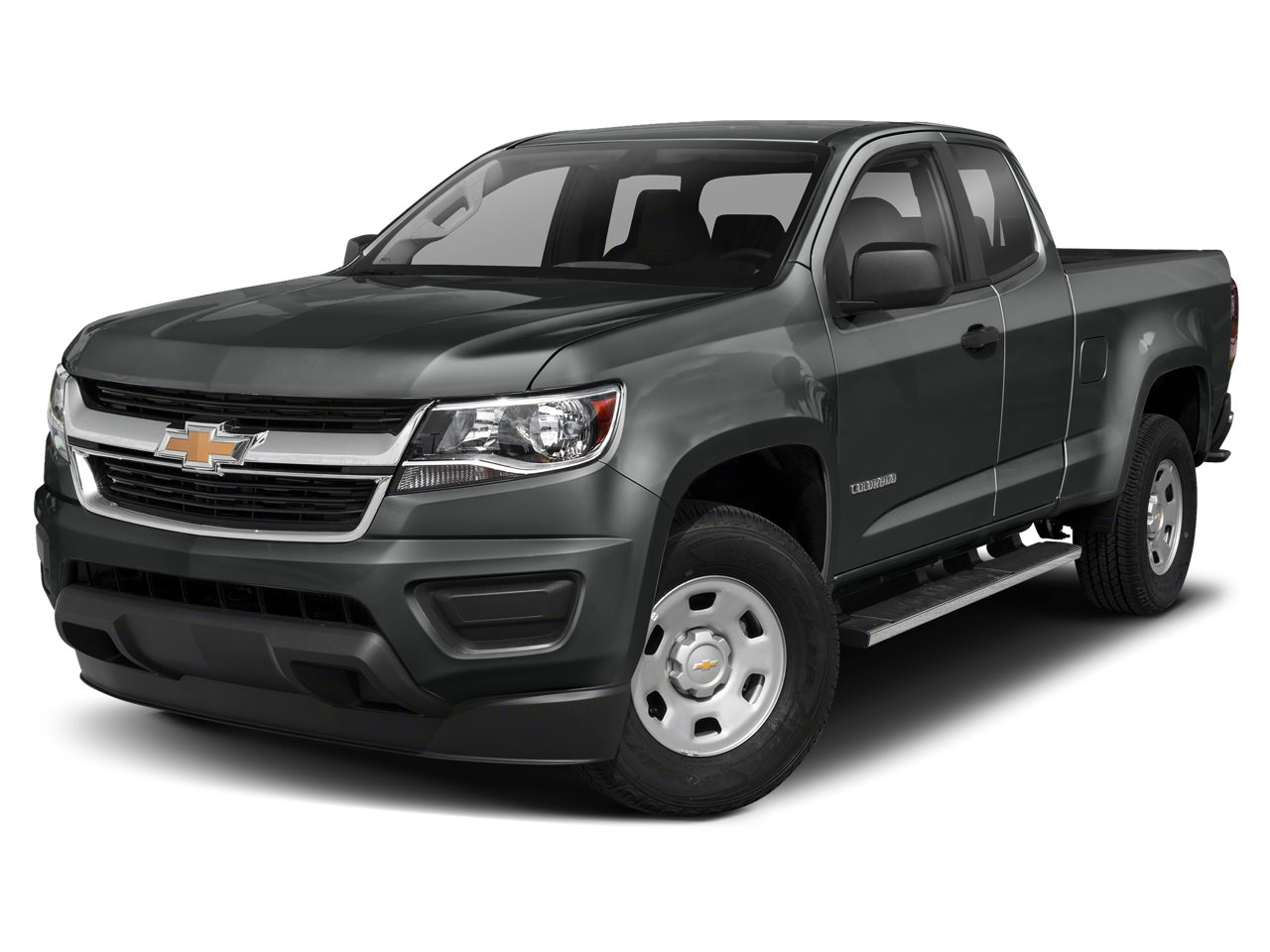 2020 Chevrolet Colorado 4WD LT in Summit White — front three-quarter view