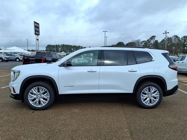 2026 GMC Acadia Elevation in Glacier White Tricoat — front three-quarter view