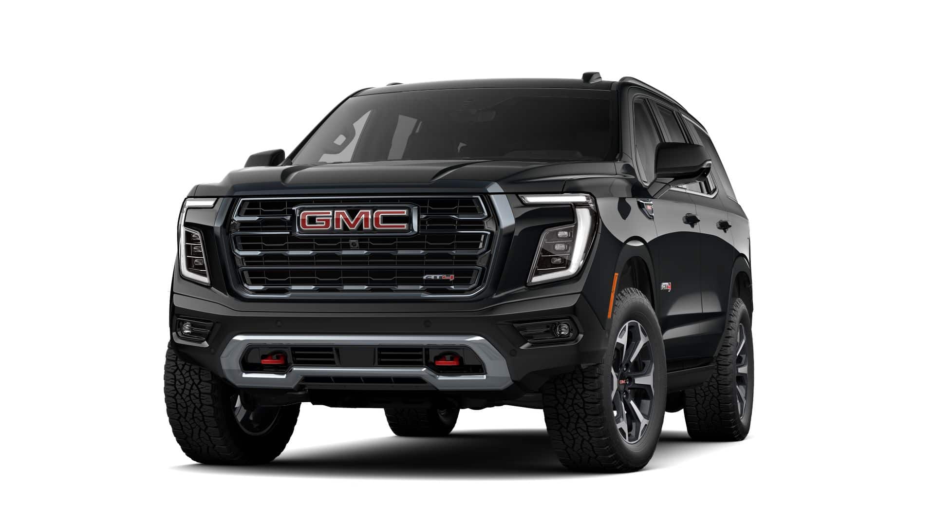 2026 GMC Yukon AT4 in Onyx Black — front three-quarter view