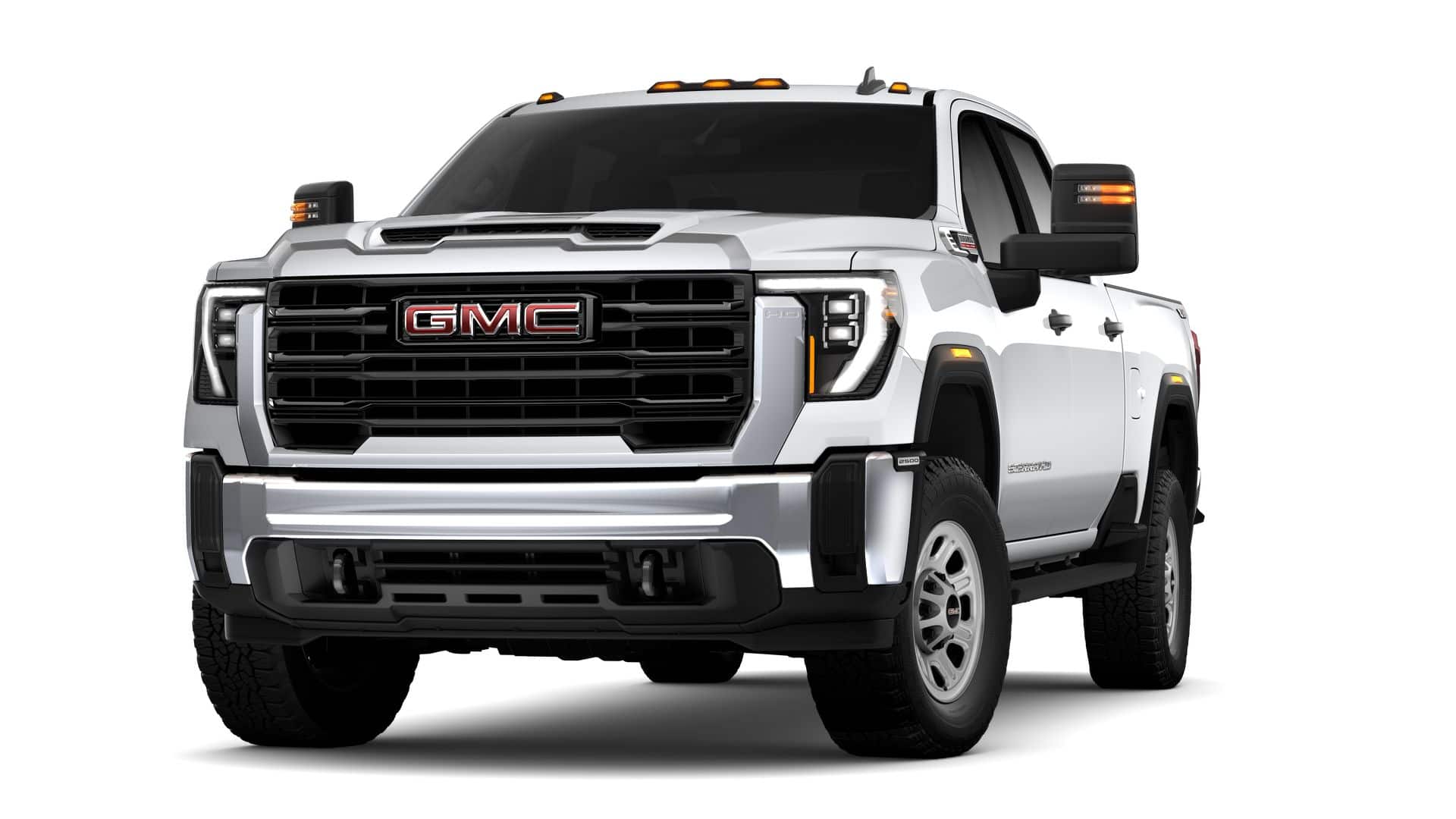 2026 GMC Sierra 2500 HD Pro in Summit White — front three-quarter view