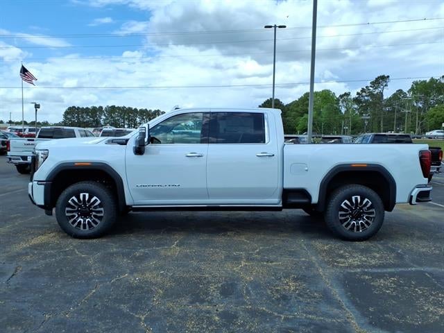 2026 GMC Sierra 2500 HD Denali Ultimate in Glacier White Tricoat — front three-quarter view
