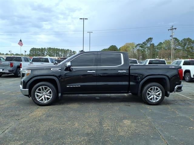 2019 GMC Sierra 1500 SLT in Onyx Black — front three-quarter view